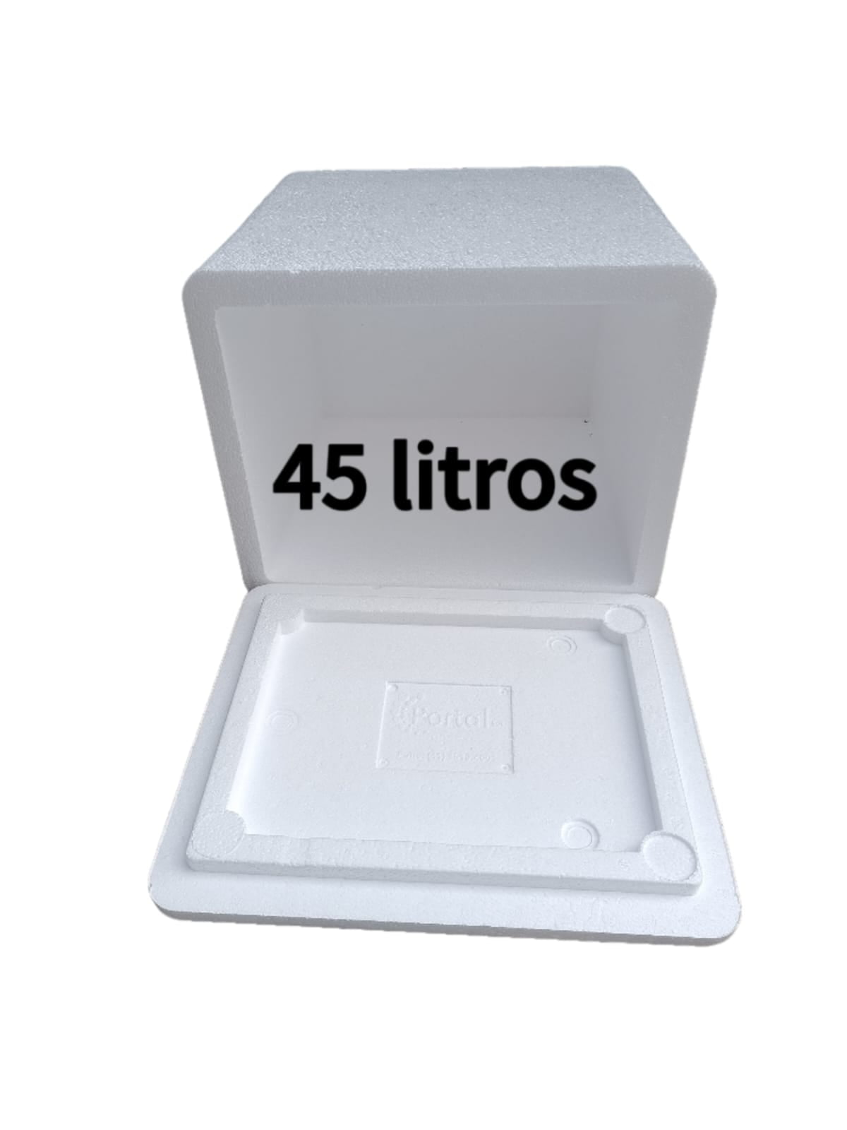 ISOPOR BRANCO 45 LITROS 