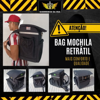 Bag Mochila Retrátil  camuflada