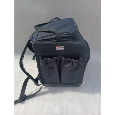 Bag Mochila  cinza claro Estrutura 39 cm 