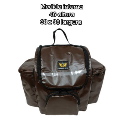 bag mochila MARROM LONA stret 80l