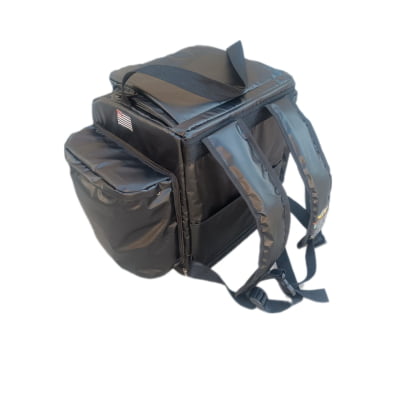 Bag Mochila Estrutura 39 cm LONA PLUS COM ZIPERS  