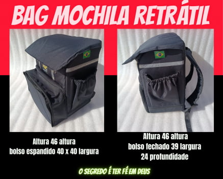 Bag Mochila Retrátil 